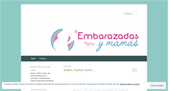 Desktop Screenshot of embarazadasymamas.com